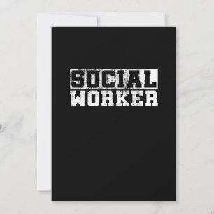 maatschappelijk werkneemster Funny Job Title Scho Save The Date