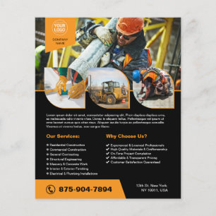 Maatwerk bouwbedrijf Flyer