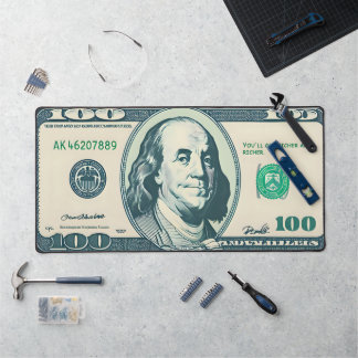 Maatwerk en kunst $ 100 lange muizenmat bureaumat