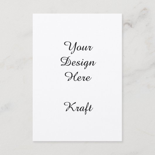 Maatwerk Informatiekaartje (Voorkant)