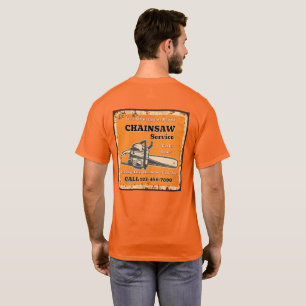 Maatwerk Kettingzaag Service Kleine Motorreparatie T-shirt