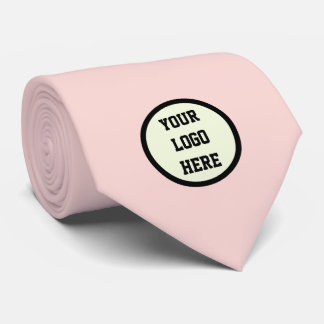 Maatwerk Logo Bedrijf Roze Zakelijk Stropdas