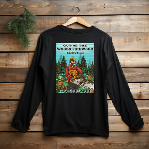Maatwerk Promotie voor Houtverkopen Zakelijk T-shirt