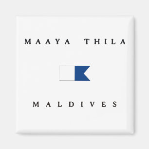 Maaya Thila Maldives Alpha Dive Flag Magneet