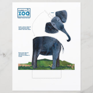 Mabell's Zoo Elephant Cutout