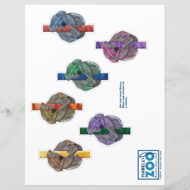 Mabell's Zoo Koala Beer Cutout (Voorkant)