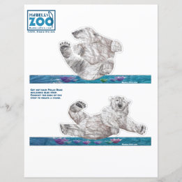 Mabell's Zoo Polar Beren Cutouts