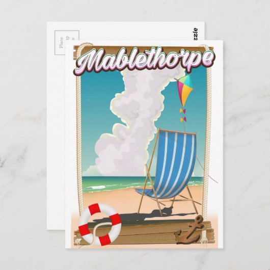 Mablethorpe Holiday poster Briefkaart (Voorkant / Achterkant)