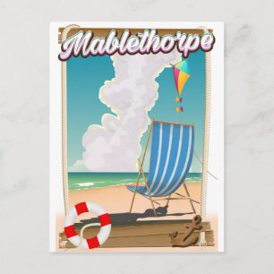 Mablethorpe Holiday poster Briefkaart