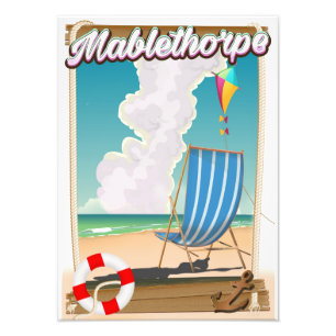 Mablethorpe Vakantieposter Foto Afdruk