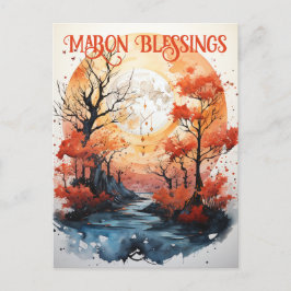 Mabon Blessings-Briefkaart Briefkaart