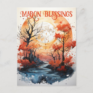 Mabon Blessings-Briefkaart Briefkaart