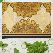 Mabon Equinox-eiken bladeren Theedoek (Gevouwen)