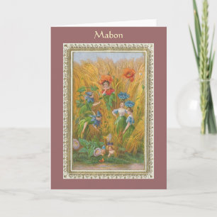 Mabon Feestdagen Kaart