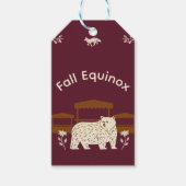 Mabon Harvest Herfst Equinox Uitnodiging Cadeaulabel (Voorkant)