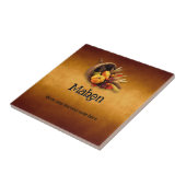 Mabon Keramische Tegel Tegeltje (Zijkant)