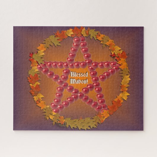 Mabon Pentacle Legpuzzel (Horizontaal)