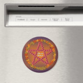 Mabon Pentacle Magneet (Insitu (Vaatwasser))