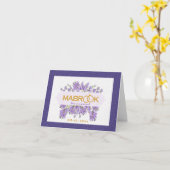 Mabrook islamitische gelukwensen trouwen  kaart (Gele Bloem)