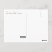 Mabry Mill À La Carte Postale Automne (Dos)