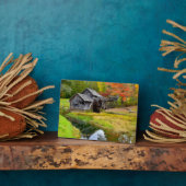 Mabry Mill in de herfst Fotoplaat (Zijkant)