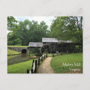 Mabry Mill, Virginia Briefkaart