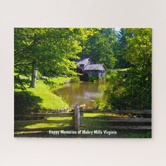 Mabry Mills Virginie. Puzzle (Horizontal)