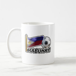 Mabuhay! Filipijnse Voetbal Cheer Koffiemok