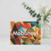  Mabuhay op Fiesta Briefkaart (Staand voorkant)