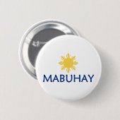 Mabuhay Ronde Button 5,7 Cm (Voorkant /achterkant)
