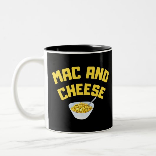 Mac And Cheese, Macaroni And Cheese Tweekleurige Koffiemok (Links)