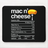 Mac And Cheese Nutrition Funny Thanksgiving Mac N' Muismat (Voorkant)