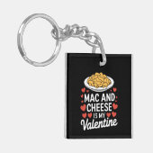 Mac and Cheese Valentijn Mac n Cheese Lover Gift Sleutelhanger (Voorkant Links)