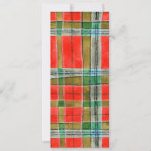 MAC BAIN TARTAN 4x9,25 Carte plate / Verticale (Devant)