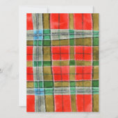 MAC BAIN TARTAN 5.5x7.5 Carte plate / Verticale (Devant)