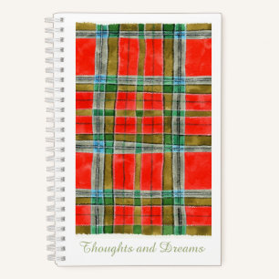MAC BAIN TARTAN 5,5x8,5 Carnet Spiral