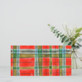 MAC BAIN TARTAN 8x4 Platte kaart / Horizontaal (Staand voorkant)