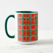 MAC BAIN TARTAN Tall Hunter Green Combo Mug (Gauche)
