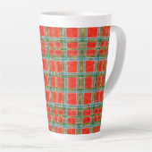 MAC BAIN TARTAN Tall Latte Mug (Angle droit)