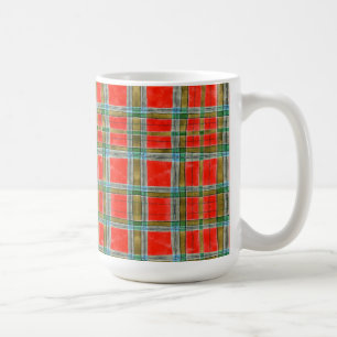 MAC BAIN TARTAN Tall White Mug