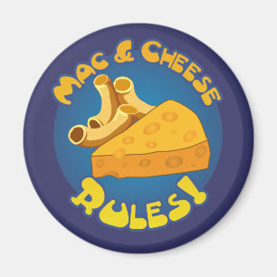Mac & Cheese Rules Magnet Magneet