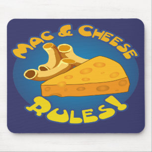 Mac & Cheese Rules Mousepad Muismat