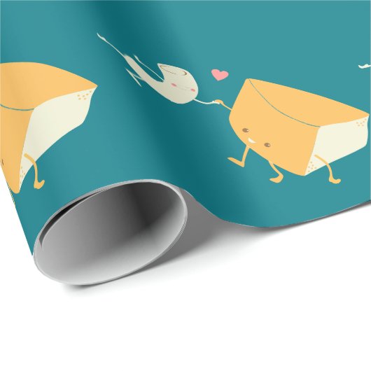 Mac en Cheese Forever. Cadeaupapier (Rol Hoek)