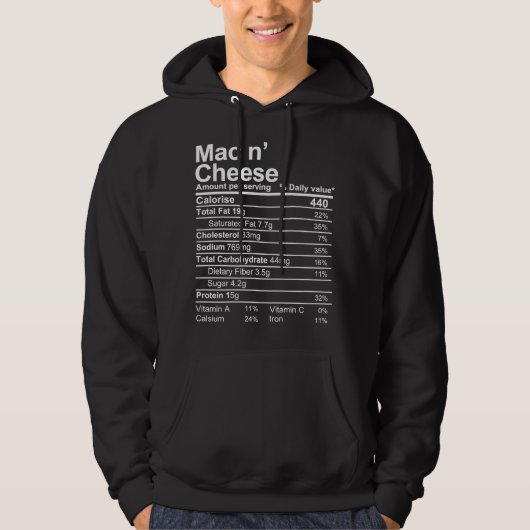Mac en Cheese Hoodie (Voorkant)