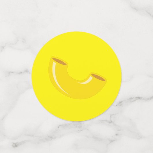 Mac en Cheese Kind 1st Birthday Party Macaroni Confetti (Kleine voorkant)