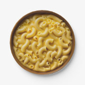 Mac en Cheese Papieren Bordje (Voorkant)