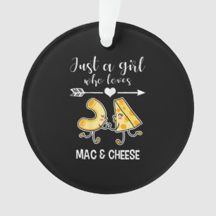 Mac en Cheese Shirt Funny Mac en Cheese Lover Gift Ornament