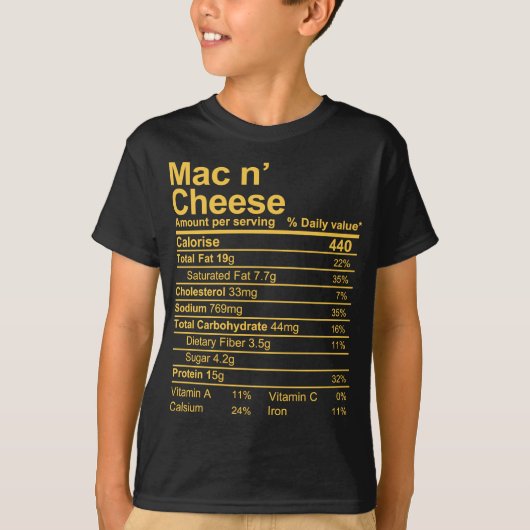 Mac en Cheese T-shirt (Voorkant)