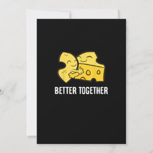 Mac En Kaas Beter Samen Leuke Voedsel Ontwerp Feestdagenkaart