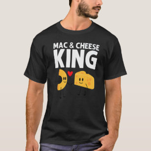 Mac en kaas Design voor mannen papa pasta eten T-shirt